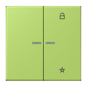 Jung - Bedienelement intelligent eNet Taster Universal 1f. FM LC 1701 221 vert clair (32052)