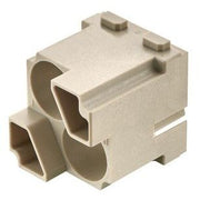 Harting - Modulträgerrahmen für Industriesteckverbinder Doppelmodul Han-Quintax 09140023004 Crimpanschluss − 2 Stück
