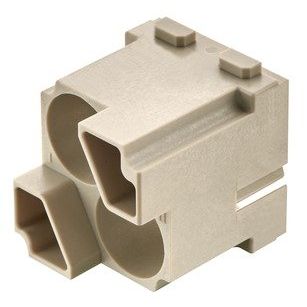 Harting - Modulträgerrahmen für Industriesteckverbinder Doppelmodul Han-Quintax 09140023004 Crimpanschluss − 2 Stück
