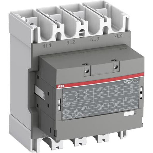 ABB Stotz S&J - Leistungsschütz zum Schalten von Wechselstrom Schütz AF265-40-00-12 48-130V 50/60Hz / DC