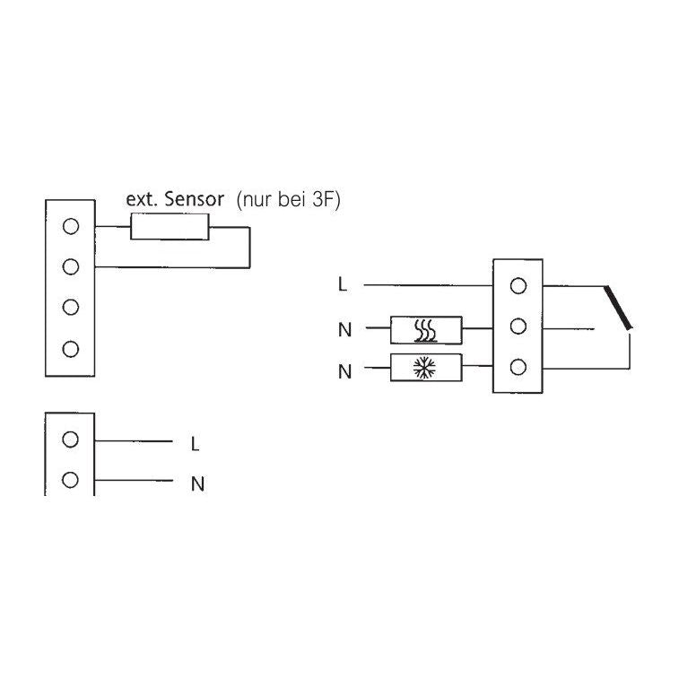 Eberle Controls - Raumthermostat/Uhrenthermostat Temperaturregler INSTAT plus 3r Tages/Wochenuhr