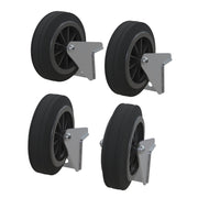 Runpotec - Zubehör/Ersatzteile für Kabelabroller Lifter Transporträder 20711 (VE4) 125mm Vollgummiräder