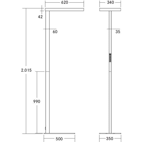Brumberg Leuchten - Stehleuchte LED-Stehleuchte 77456174 4000K