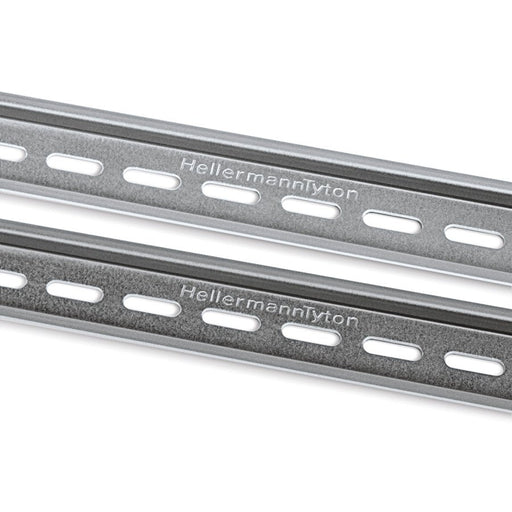 HellermannTyton - Tragschiene DELTA3F weiss Chrom 40m − 40 Meter