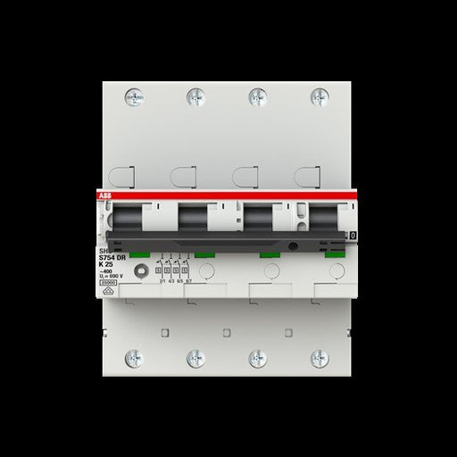 ABB Stotz S&J - Selektiver Hauptleitungsschutzschalter Haupleitungsschutzschalter S754DR-K25 25A K 25kA 4P