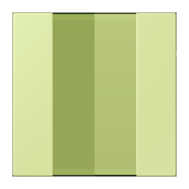 Jung - Abdeckung/Bedienelement für Installationsschalterprogramme Tastensatz 1fach LC 501 TSA 222 vert jaune clair