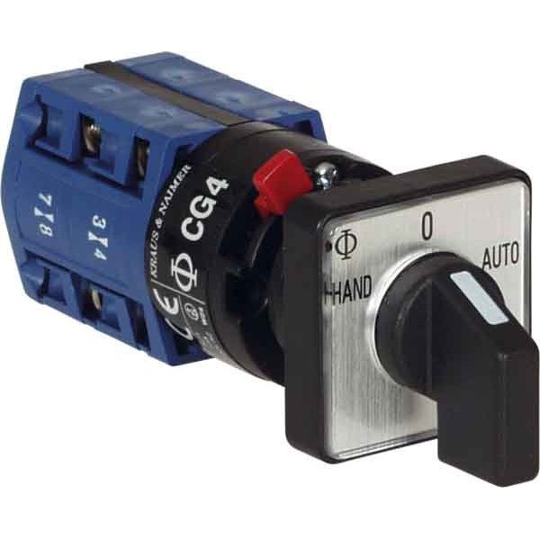 Kraus&amp;Naimer - Lastschalter Umschalter CG4 A211-621 FS2 60Schaltwinkel,2pol  − 1 Stück
