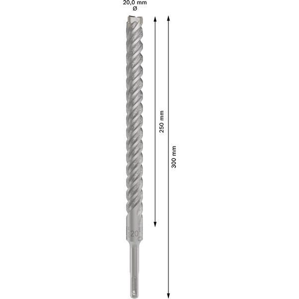 Bosch - Bohrer PRO SDS plus-5X 2608836640 Hammerbohrer 20 x