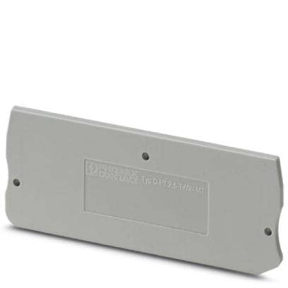 Phoenix Contact - Abschluss- und Zwischenplatte für Reihenklemme Abschlussdeckel D-PTC 2,5-TWIN-MT − 50 Stück