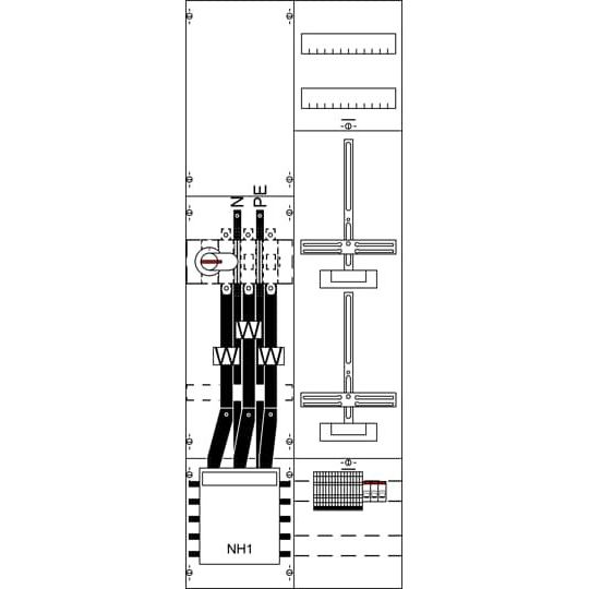Striebel&John - Zählerfeld Mess-u.Wandlerfeld KA4209 komplett BH5