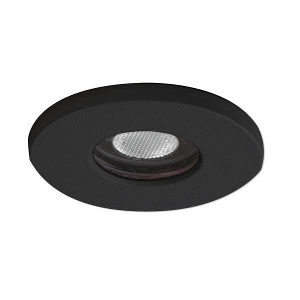 Brumberg Leuchten - Downlight/Strahler/Flutlicht LED-Lichtpunkt rund IP65 12053183 700mA, ww schwarz