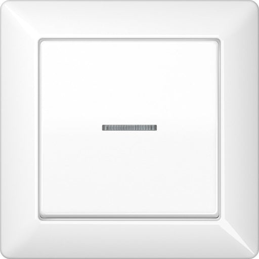 Jung - Abdeckung/Bedienelement für Installationsschalterprogramme Abdeckung Lichtleiter aws AS 590 KO5 WW für Taster