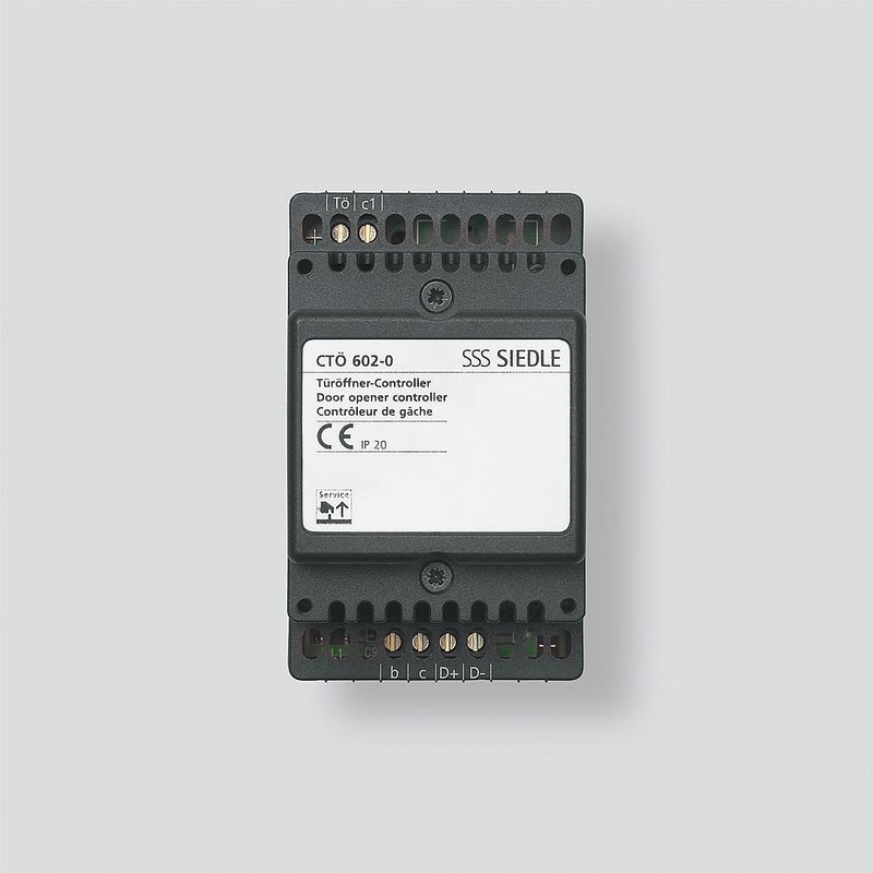 Siedle&Söhne - Zusatzgerät für Türkommunikation Controller Türöffner CTÖ 602-0 im Schalttafelgeh