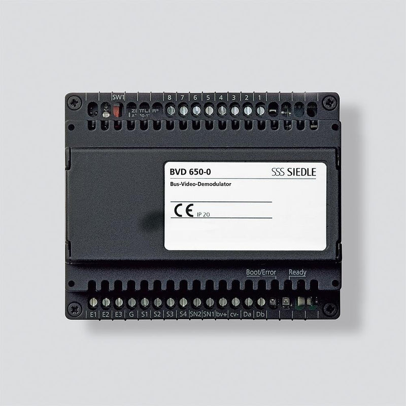Siedle&Söhne - Zusatzgerät für Türkommunikation Bus-Video-Demodulator BVD 650-0