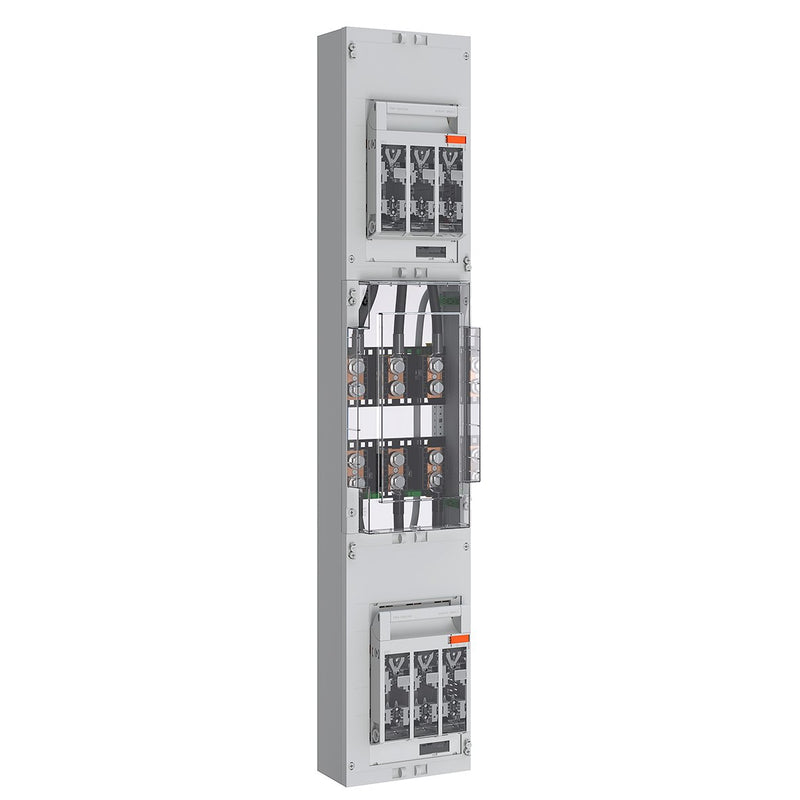 ABN - Verteilerfeld für Installationsverteiler Wandlerfeld 200A BH9 5p ABNPW109F0052 NAR 40mm SaS Zu=NH1