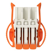 WAGO - Kabelsteckverbinder für Leiterplattensteckverbinder Federleiste 1-Leiter Hebel 2721-1103/037-000 Push-in Cage Clamp − 100 Stück