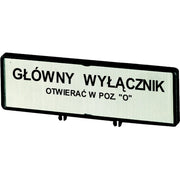 Eaton - Zubehör/Ersatzteile für Niederspannungs-Schalttechnik Träger mit Schild ZFS71-P3 T5 T5B P3 88x27mm