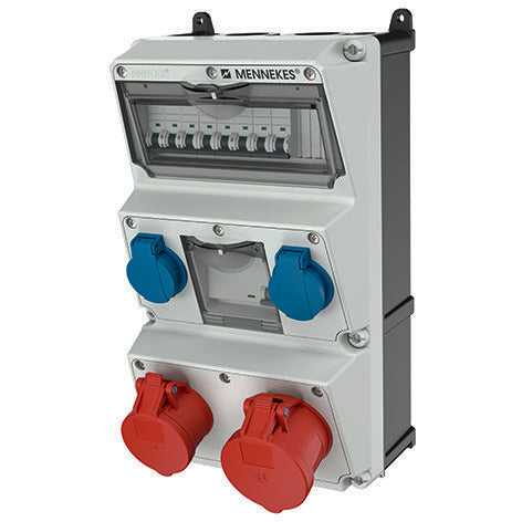Mennekes - CEE-Steckdosen-Kombination (IEC 60309) Steckdosen-Kombination 930080 AMAXX, IP44