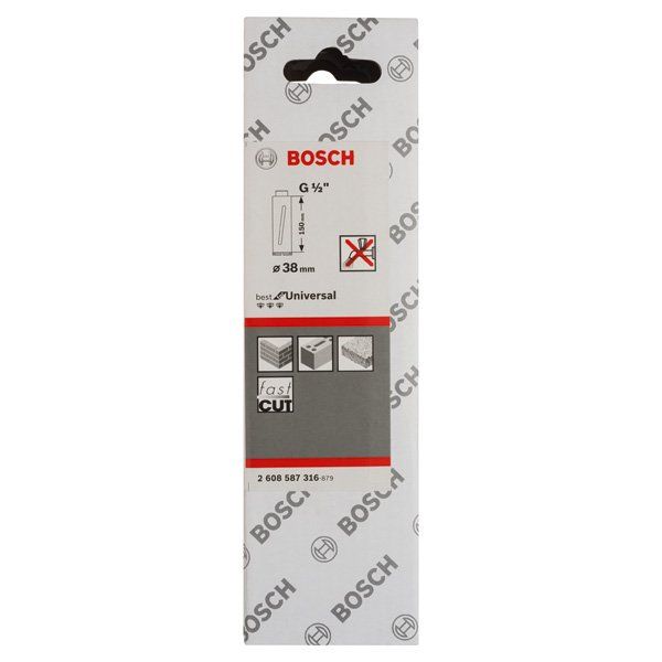 Bosch - Bohrkrone PRO Trockenbohrkrone, 38 x 2608587316 150 mm, G 1/2 Zoll