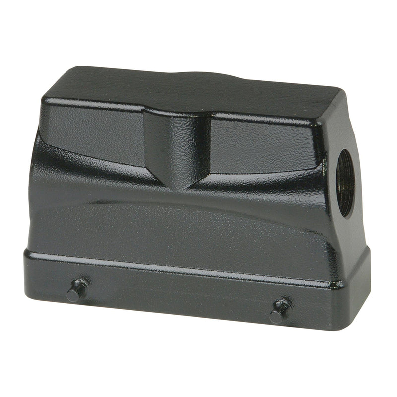 Walther Werke - Gehäuse für Rechtecksteckverbinder Tüllengehäuse P748024 BHT24 76mm hoch,sw
