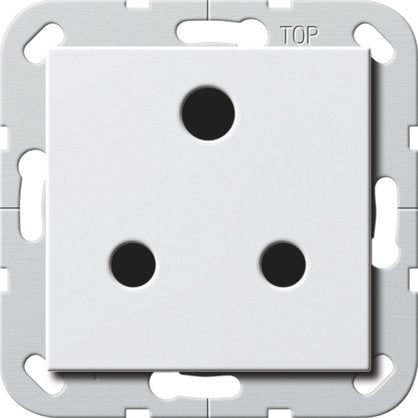 Gira - Steckdose Round Pin 15A 277403 abschaltbar rws