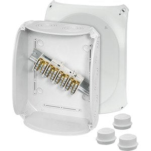 Hensel - Dose, Gehäuse für Montage auf der Wand/Decke Kabelabzweigkasten DK 2524 S 25qmm − 1 Stück by Hensel
