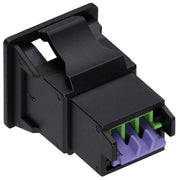 WAGO - Geräteanschluss für steckbare Gebäudeinstallation Snap-In-Stecker 893-2012 2-polig,Kod. E,grün − 50 Stück