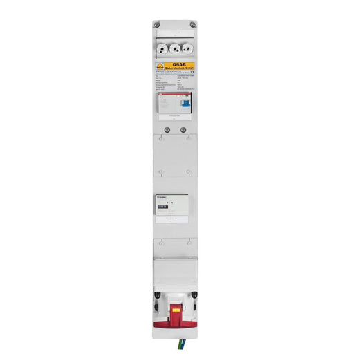 GSAB Elektrotechnik - CEE-Steckdosen-Kombination (IEC 60309) Systemleiste Sammelsch. 99.00.063-Zdig 185mm, CEE63