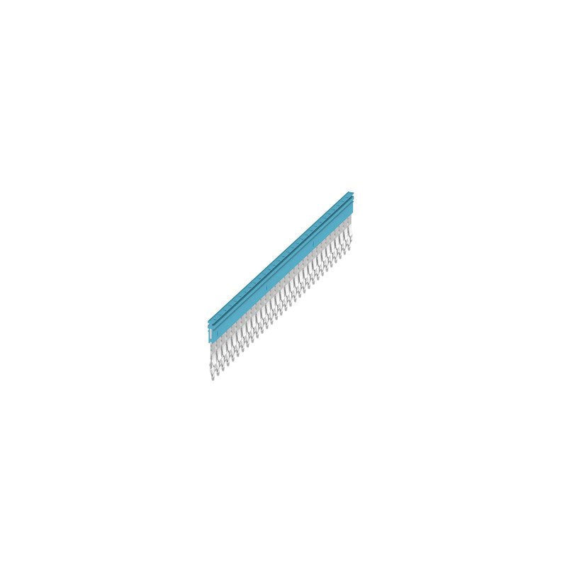 Weidmüller - Querverbinder/Brücker für Reihenklemme Querverbinder ZQV 4N/30 BL gesteckt − 5 Stück