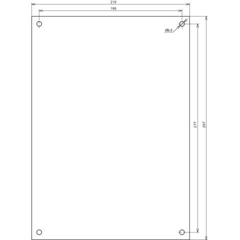 DEHN - Zubehör/Ersatzteile für Erdung und Blitzschutz Hinweisschild HWS297X210ABSDEENAL 210x297x0,7mm