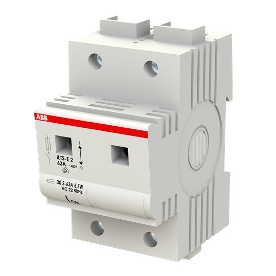 ABB Stotz S&J - Schalter für Reiheneinbau Sich.-Lasttrennschalter ILTS-E2D0 D0,2P.,63A