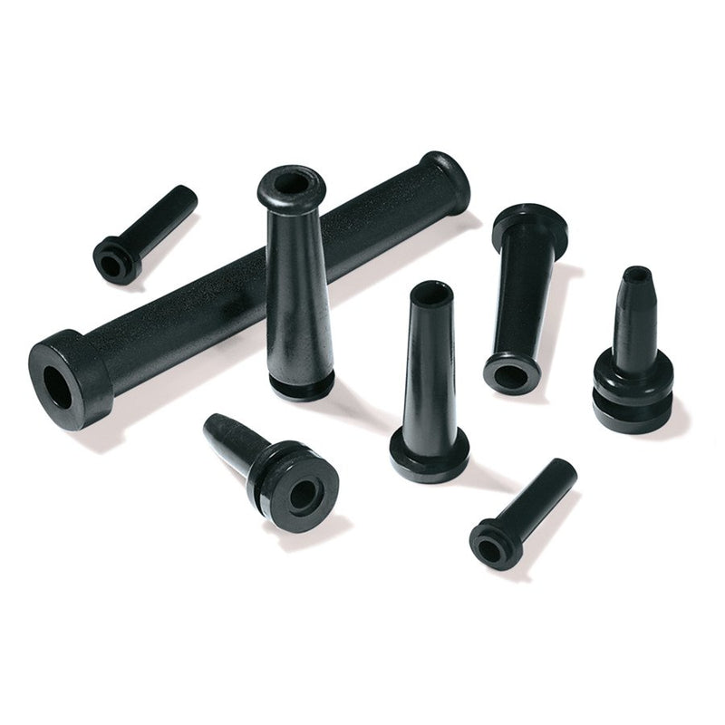 HellermannTyton - Durchführungstülle Knickschutz-Tülle HV2209-PVC-BK-M1 − 1000 Stück