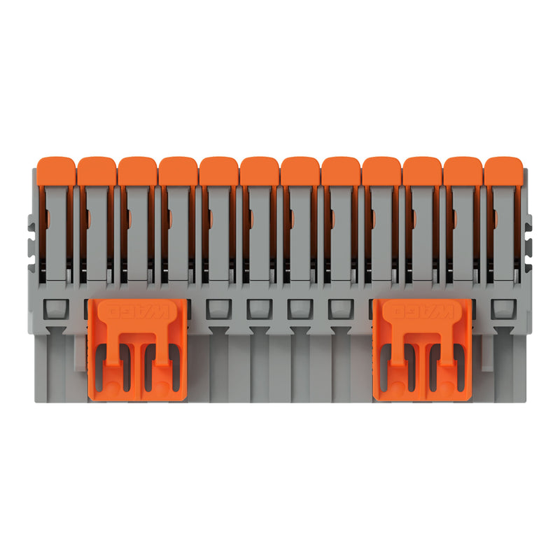 WAGO - Kabelsteckverbinder für Leiterplattensteckverbinder 1-Leiter-Federleiste 2231-1112/329-000 Push-in CAGECLAMP,gr − 25 Stück