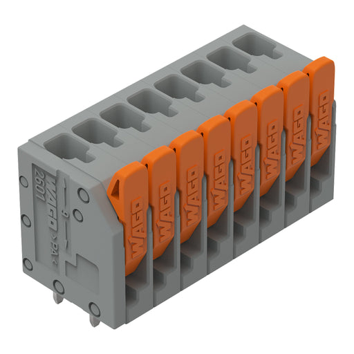 WAGO - Leiterplattenklemme 2601-3108/000-021 1,5qmm,lichtgrau − 60 Stück