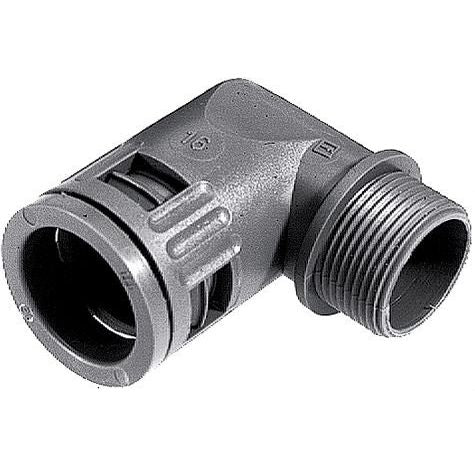 Lapp Zubehör - Kunststoff-Schutzschlauch-Verschraubung SILVYN-KLICK-90°-PG-9-BK 61801025 − 50 Stück