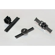 HellermannTyton - Befestigungsschelle für Kabel/Rohre Halteclip schwarz 155-11601(500) − 500 Stück