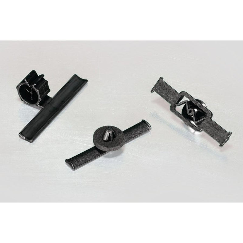 HellermannTyton - Befestigungsschelle für Kabel/Rohre Halteclip schwarz 155-11601(500) − 500 Stück