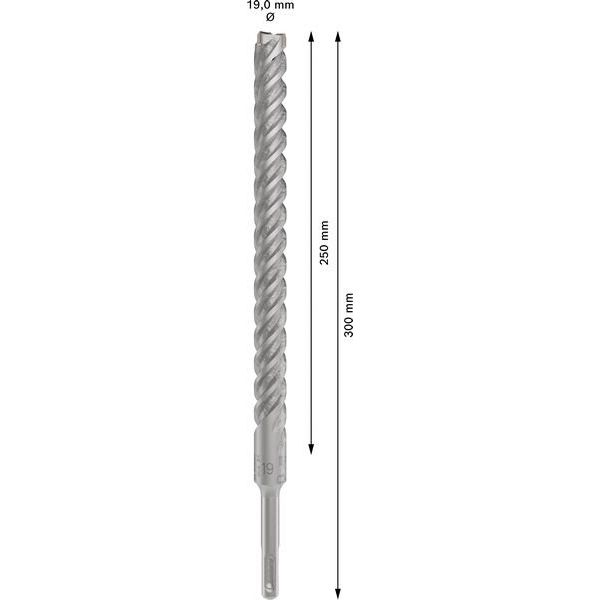 Bosch - Bohrer PRO SDS plus-5X 2608836637 Hammerbohrer 19 x