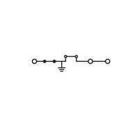 WAGO GmbH & Co. KG - Schutzleiter-Reihenklemme 3-Leiter-Schutzleiterklem. 2202-1707 Drücker,2,5 mm²,gnge − 50 Stück