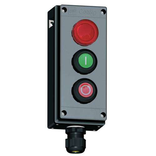 Stahl - Befehls- und Meldegeräte-Kombination im Gehäuse Befehlsgerätesystem 130697 Reihe ConSig 8040 − 1 Stück by Stahl
