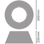Ledvance - Lichttechnisches Zubehör/Ersatzteile für Leuchten Alu-Reflektor D500mm HBALUREFLECTOR500