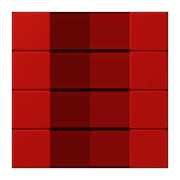 Jung - Abdeckung/Bedienelement für Installationsschalterprogramme Tastensatz 4fach LC 504 TSA 227 rouge vermillon 31