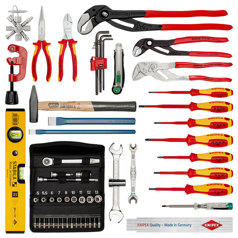 Knipex - Werkzeugset KNIPEX L-BOXX 00 21 19 LB S Sanitär