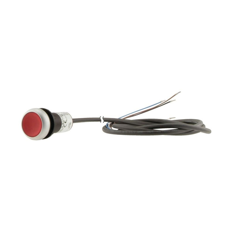 Eaton - Drucktaster, Komplettgerät Leuchtdrucktaste Classic C22-DRL-R-K01-24-P65 4polig 24V 1Ö 3.5m