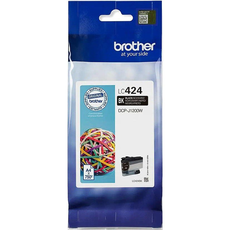 Brother - Verbrauchsmaterial für Telefax/Drucker/MFC Tintenpatrone LC-424BK sw