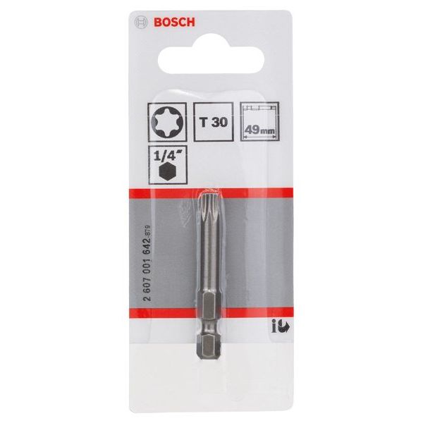 Bosch - Bit Schrauberbit Extra-Hart 2607001642 T30, 49 mm, 1er-Pack