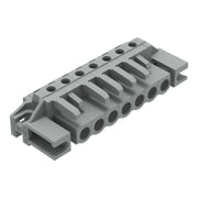WAGO - Leiterplattensteckverbinder THT-Federleiste abgewink. 232-237/047-000 Rastermaß 5mm,grau − 50 Stück