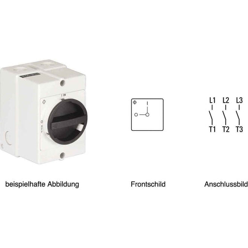 Kraus&amp;Naimer - Lastschalter Reparaturschalter KG64 T103/33 KL11V 63A,18,5KW,3pol. − 1 Stück by Kraus&amp;Naimer
