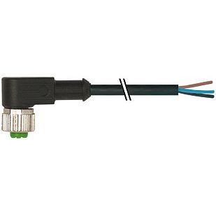 Murrelektronik - Konfektioniertes Sensor-Aktor-Kabel M12 Bu. gewinkelt 7000-12341-6140300 4x0,34 sw UL, CSA 3m − 1 Stück