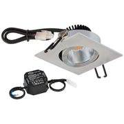 EVN Lichttechnik - Downlight/Strahler/Flutlicht LED-Deckeneinbauleuchte PC24N91440 alu 4000K 230V IP20